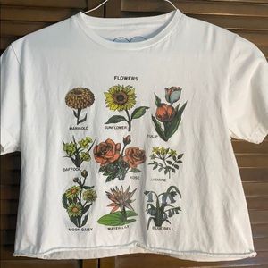 Vintage Style Obsessive Love Flowers Shirt